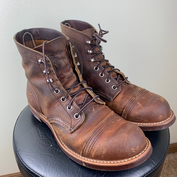 red wing iron ranger copper rough and tough